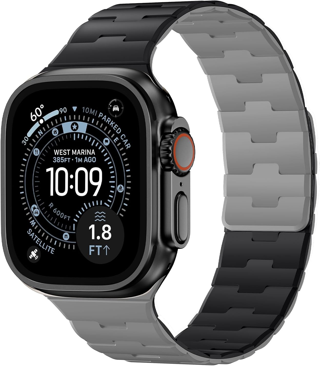 Detalle de Bandletic Double Sided Wearable Magnetic Strap for Apple Watch (Series Ultra 3/2/1 to Series 3/2/1)