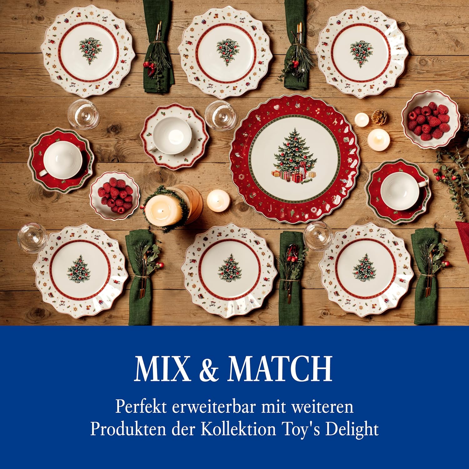 Thumbnail 5 de Villeroy & Boch Toy's Delight Tafelservice Weihnachtset 12-tlg