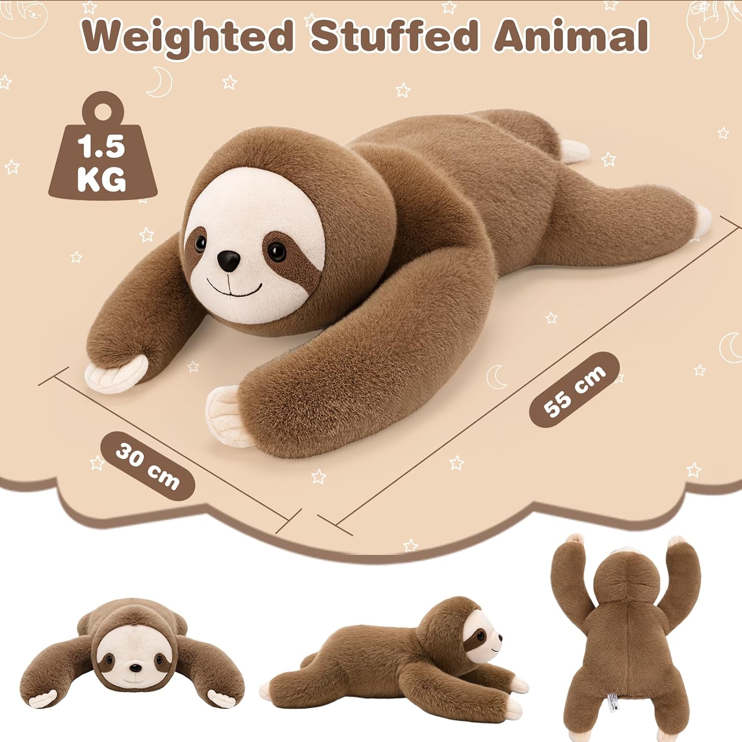 Thumbnail 5 de Joyreal Weighted Plush Sensory Sloth