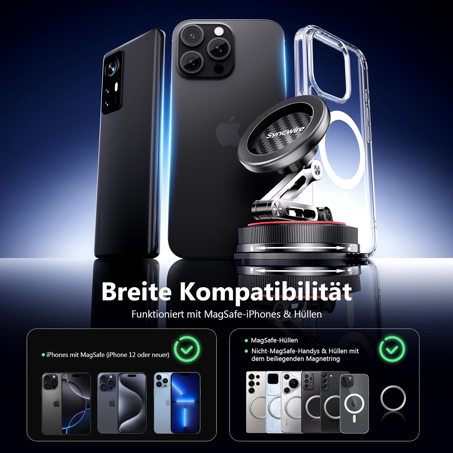 Detalle 2 de SYNCWIRE Magnetische Handyhalterung 360°