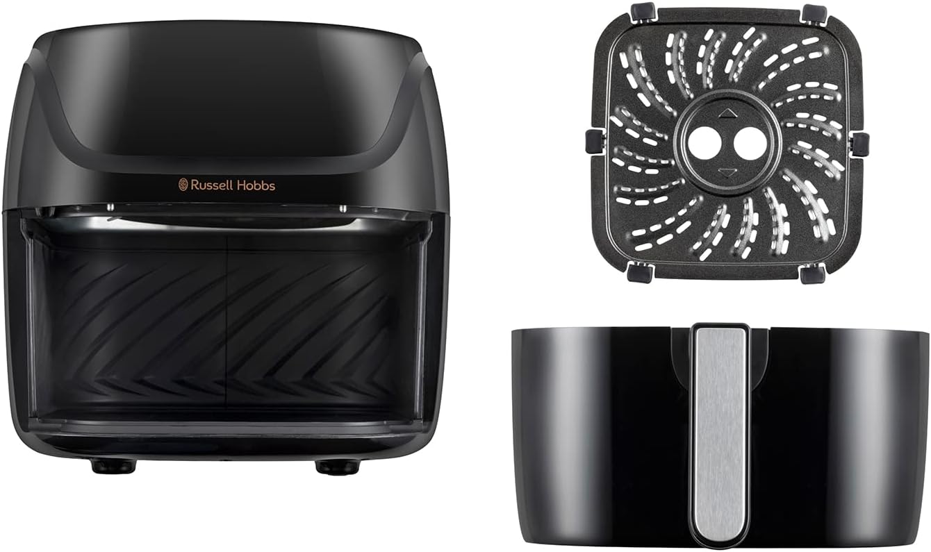 Detalle de Russell Hobbs 4L Rapid Digital Air Fryer: Practical, Energy-Saving Frying with 7 Cooking Functions