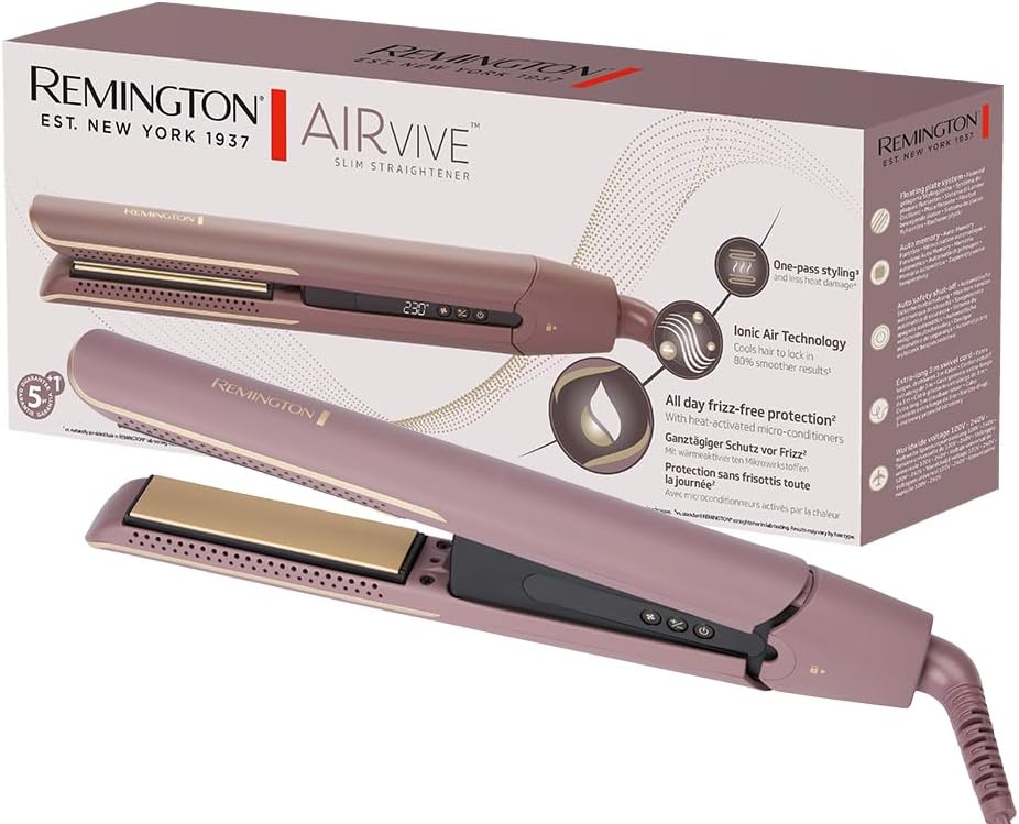 Detalle de Remington AIRvive Glätteisen S8930 – Ionic Air-Technologie, Ultra-Keramik, 150–230 °C