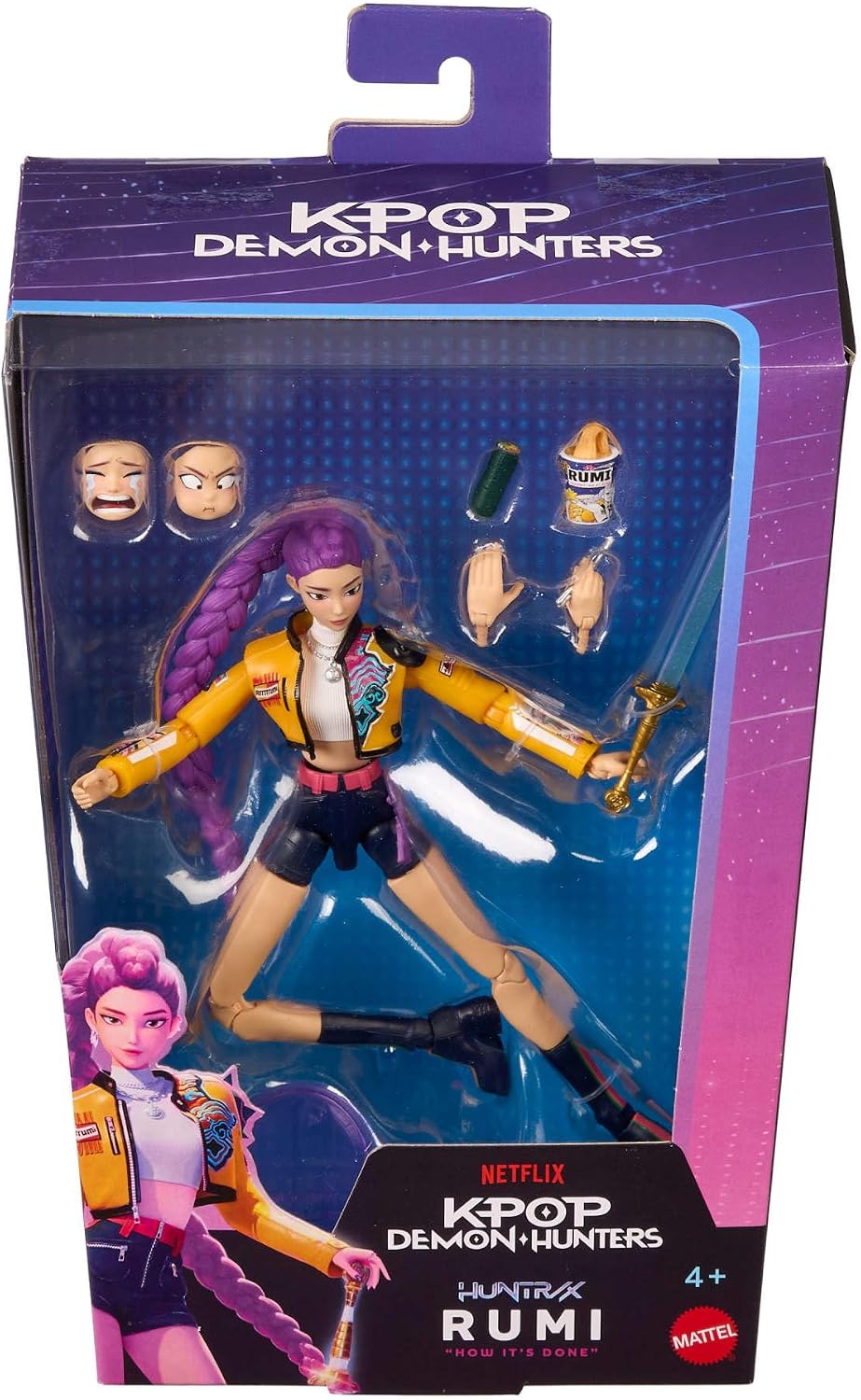 Thumbnail 5 de Mattel HUNTR/X Rumi JRY30 – figurka akcji ok. 15 cm z akcesoriami