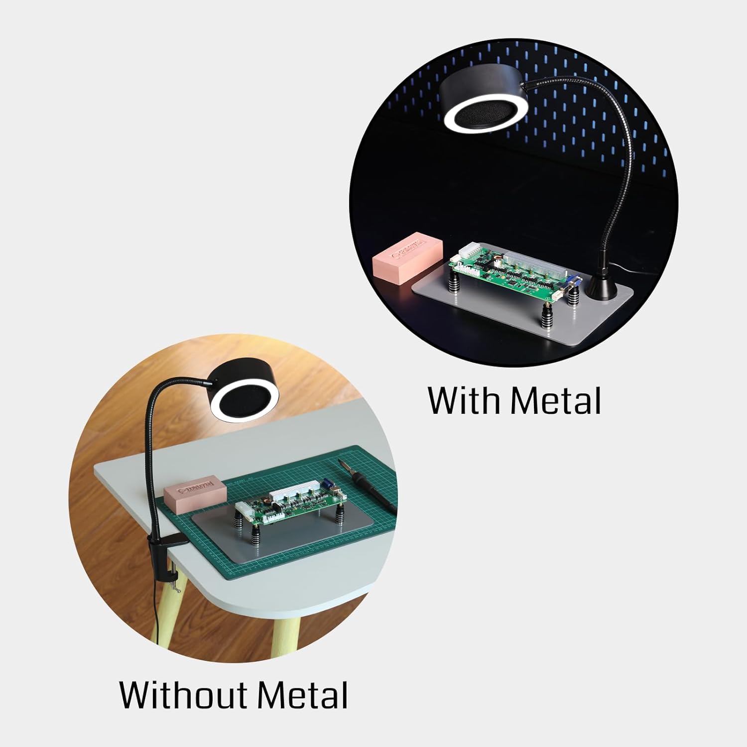 Thumbnail 6 de SainSmart assorbi-fumo magnetico a saldare con luce LED e ventola portatile