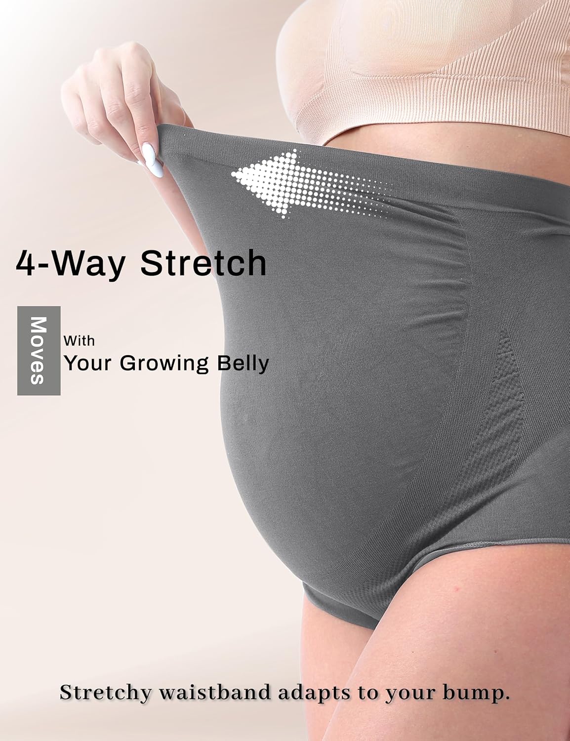 Thumbnail 1 de SUNNYBUY Damen Umstandsmode Hohe Taille Nahtlose Unterwäsche