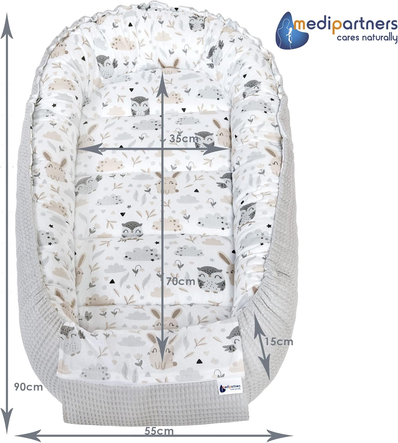 Thumbnail 3 de Medi Partners Riduttore Lettino Neonato 100x60x15