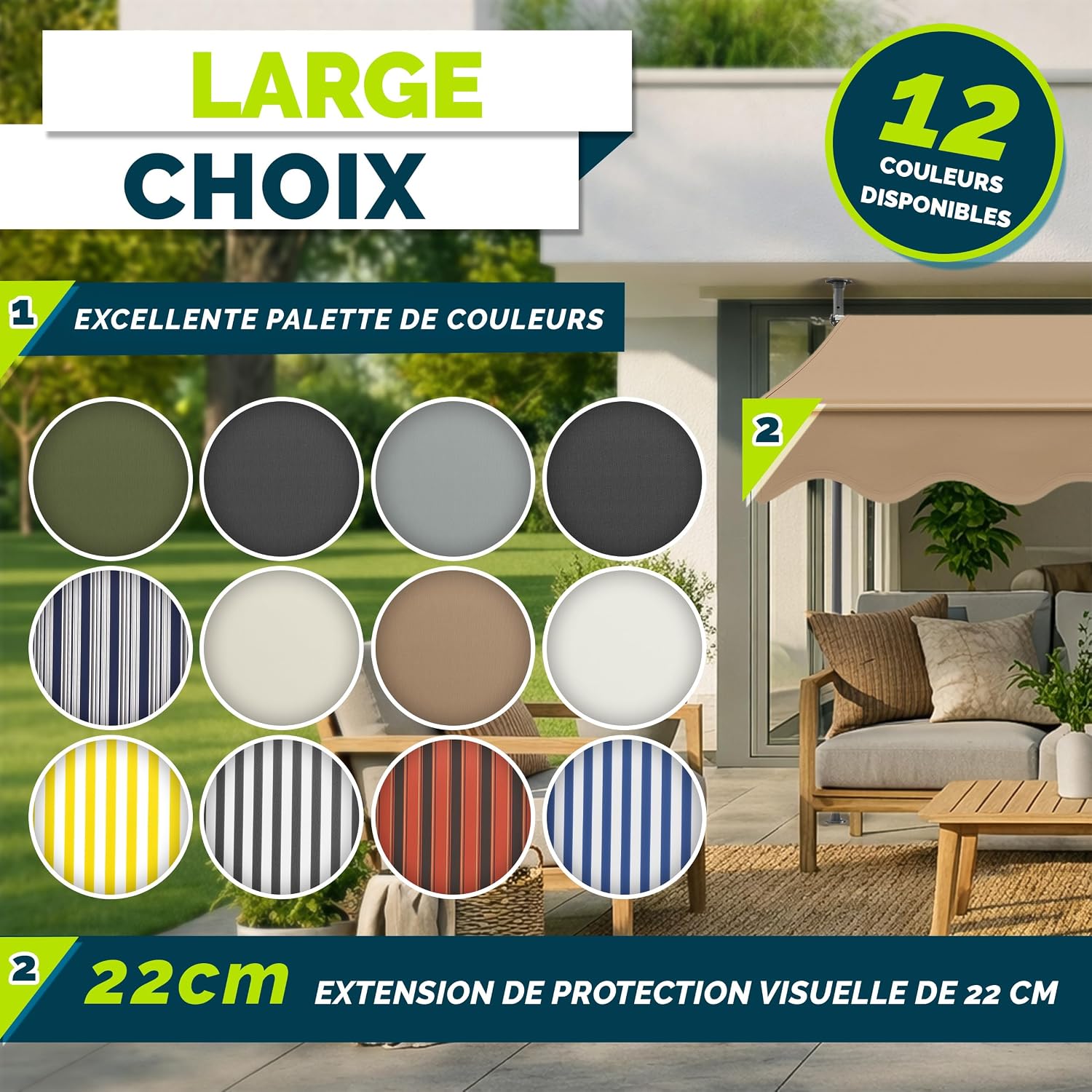 Thumbnail 6 de tillvex Store Banne Manuel rétractable