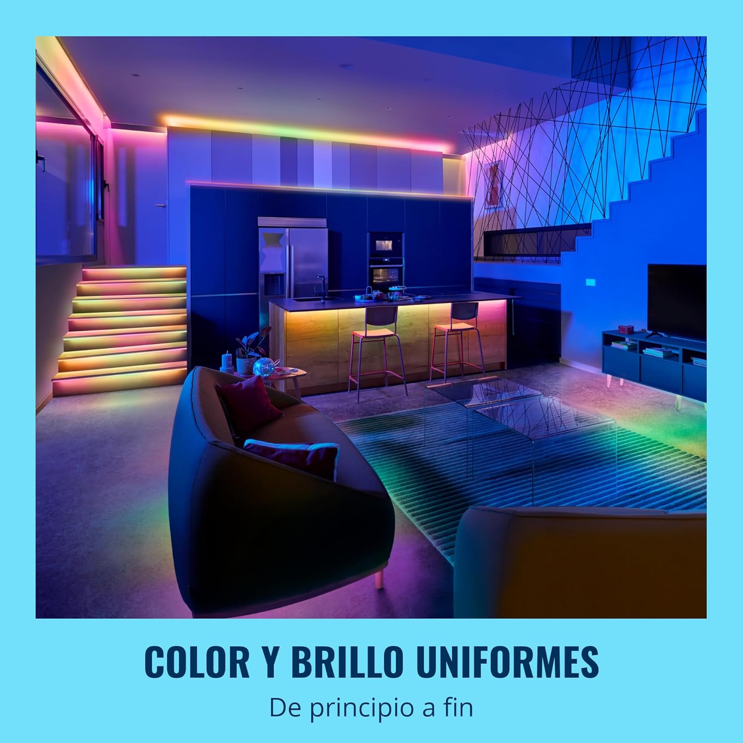 Thumbnail 1 de WiZ Tira LED inteligente 10m RGBIC 🌈 - Control app y voz