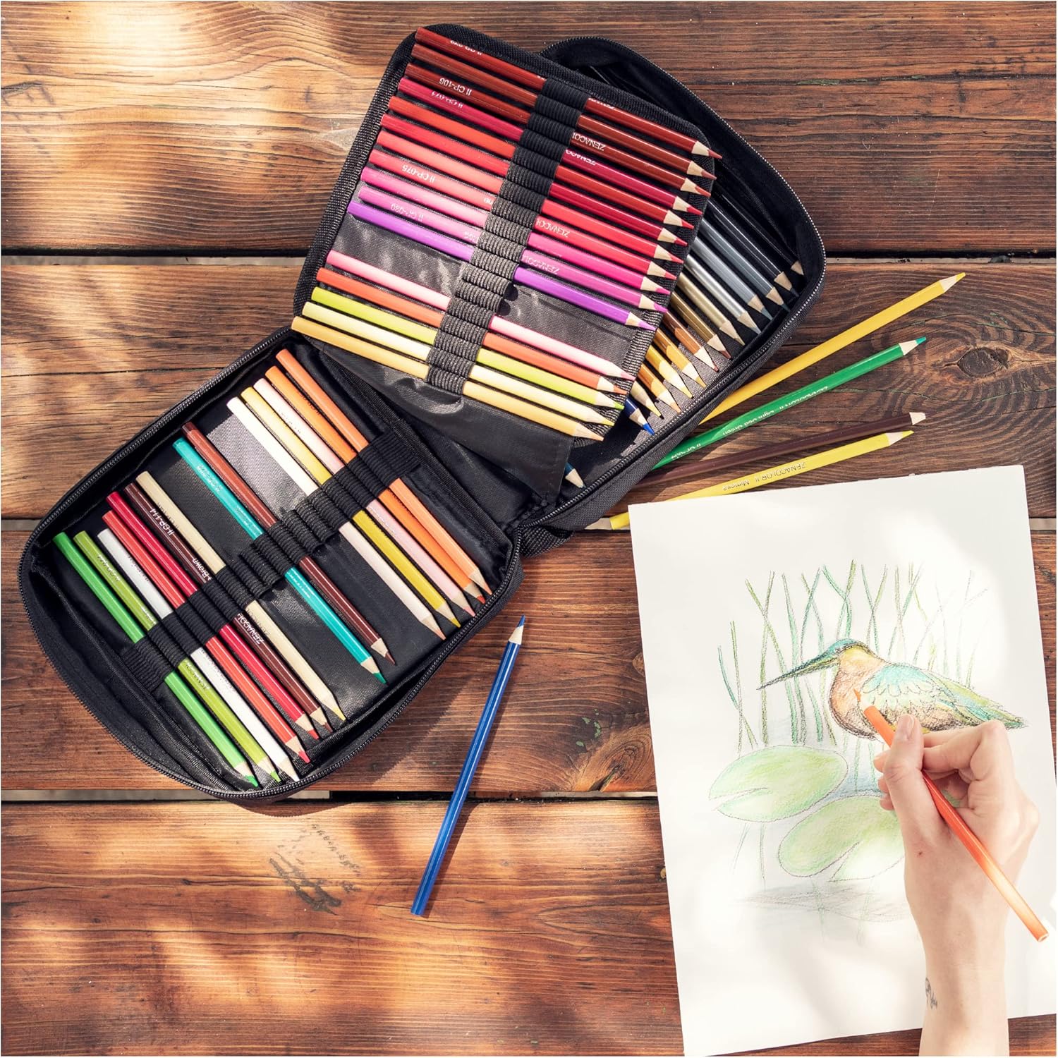 Thumbnail 6 de Zenacolor 72 crayons de couleur 🖍️