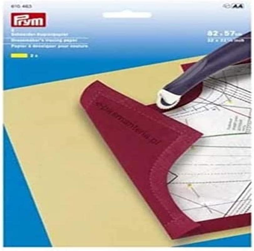 Detalle de Prym gult överföringspapper för tyg, 82 × 57 cm, 2 ark