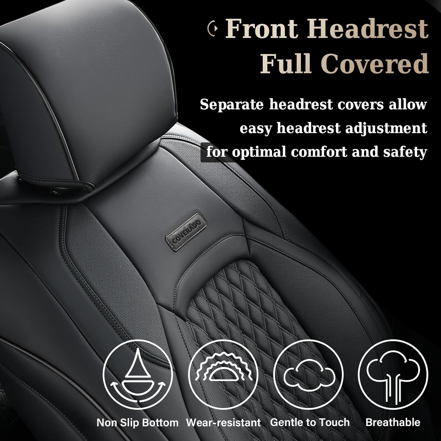 Thumbnail 4 de Coverado F150 Seat Covers, Waterproof 2015–2026