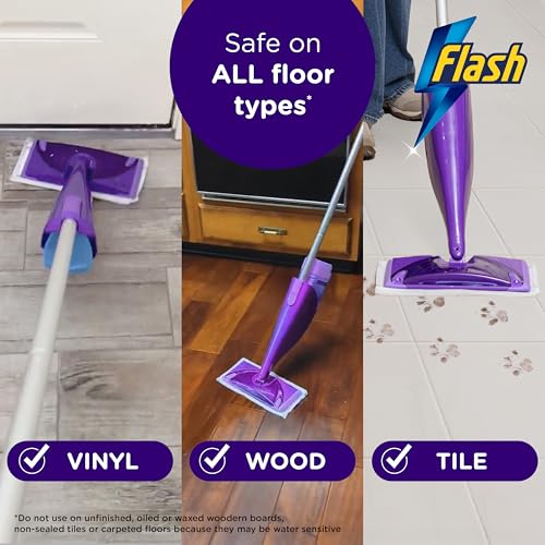 Thumbnail 4 de Flash Power Spray Mop Cleaner Starter Kit: All-in-One Cleaning for Every Floor