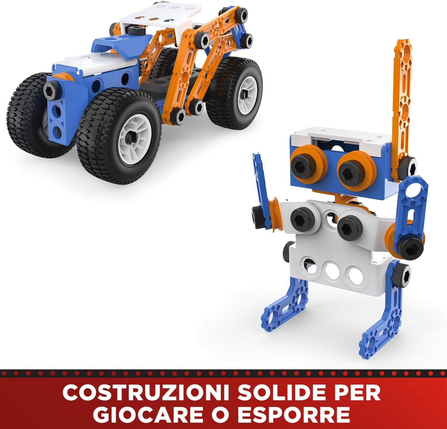 Thumbnail 3 de BANDAI Meccano Junior Barile 150 pezzi – Kit di costruzione per 5 modelli