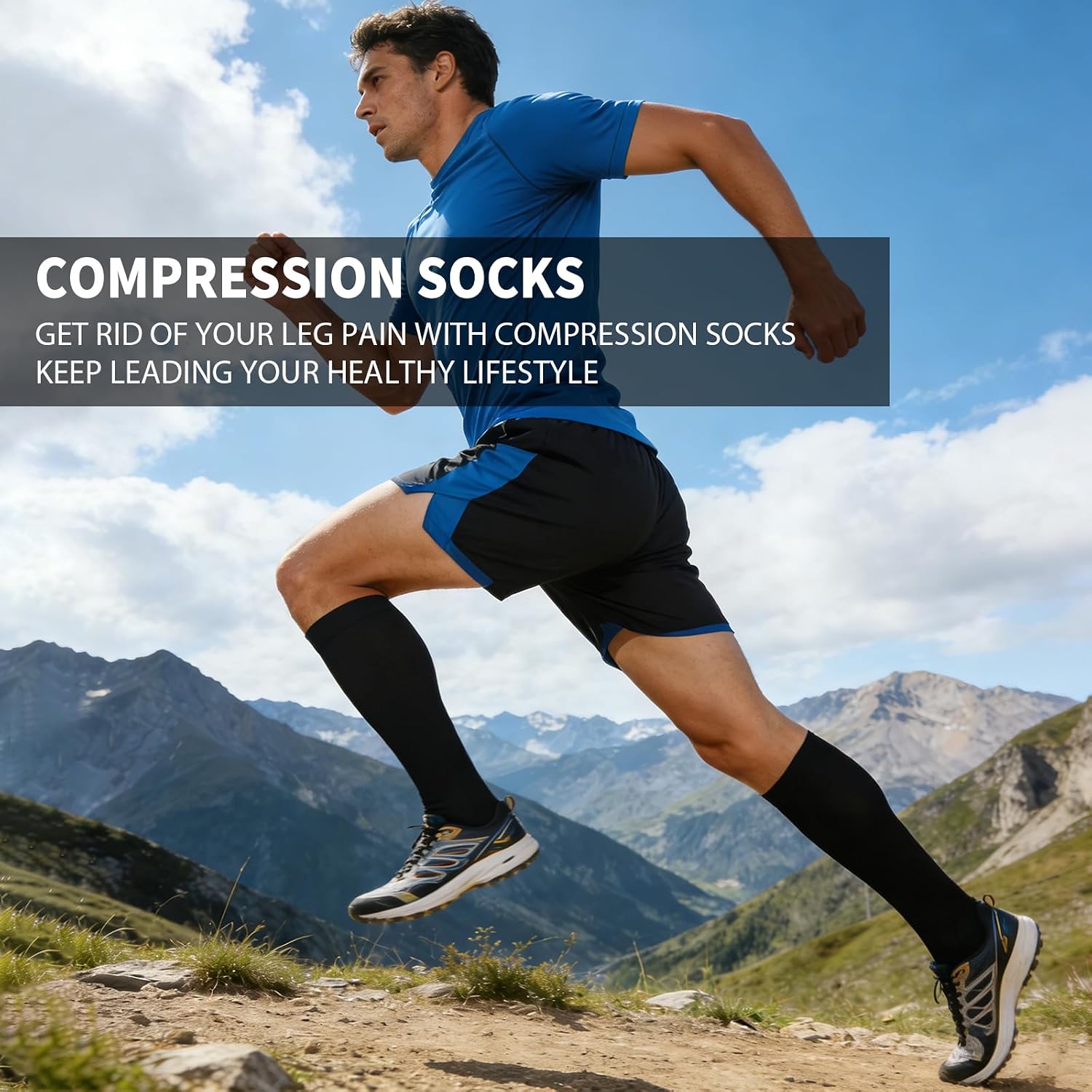 Thumbnail 5 de Sooverki Graduated Copper Compression Socks 15-20mmHg