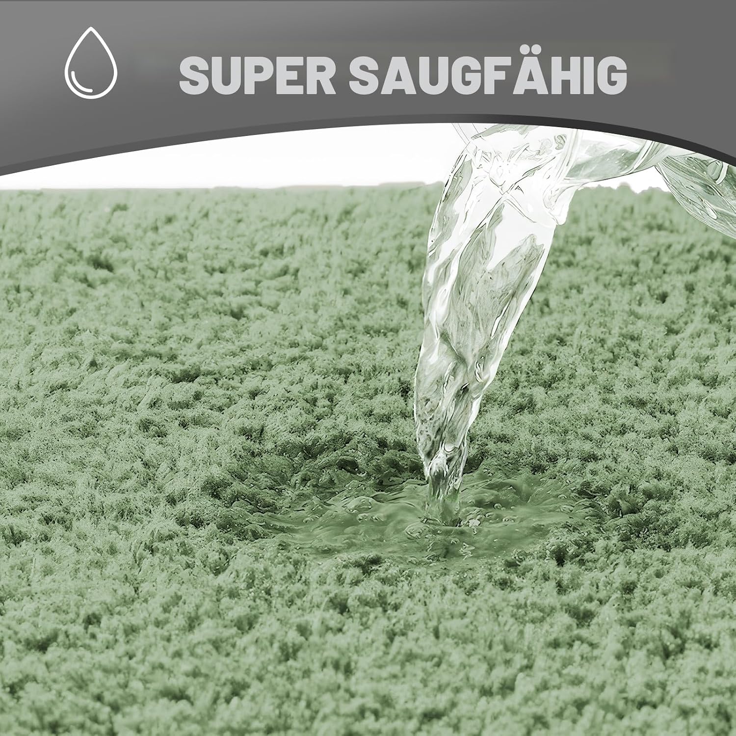 Thumbnail 4 de wyewye Mikrofaser-Badematte 40 x 60 cm