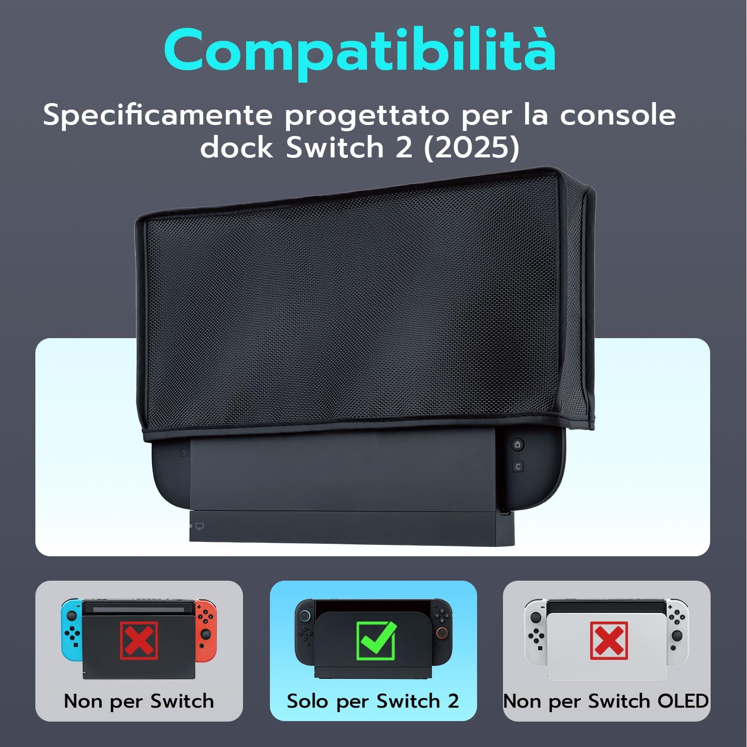 Detalle 2 de Mcbazel Custodia protettiva Switch 2
