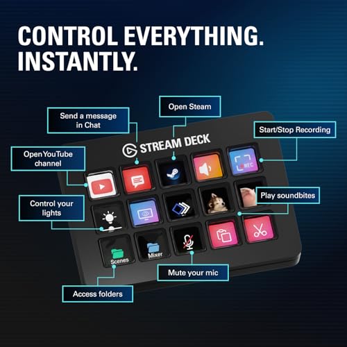 Thumbnail 5 de Elgato Stream Deck Scissor Keys Workflow Controller