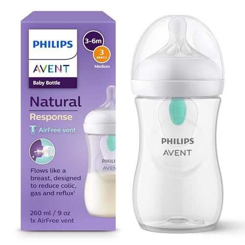 Philips Avent SCY673/01 biberon Natural Response da 260 ml con valvola Airfree