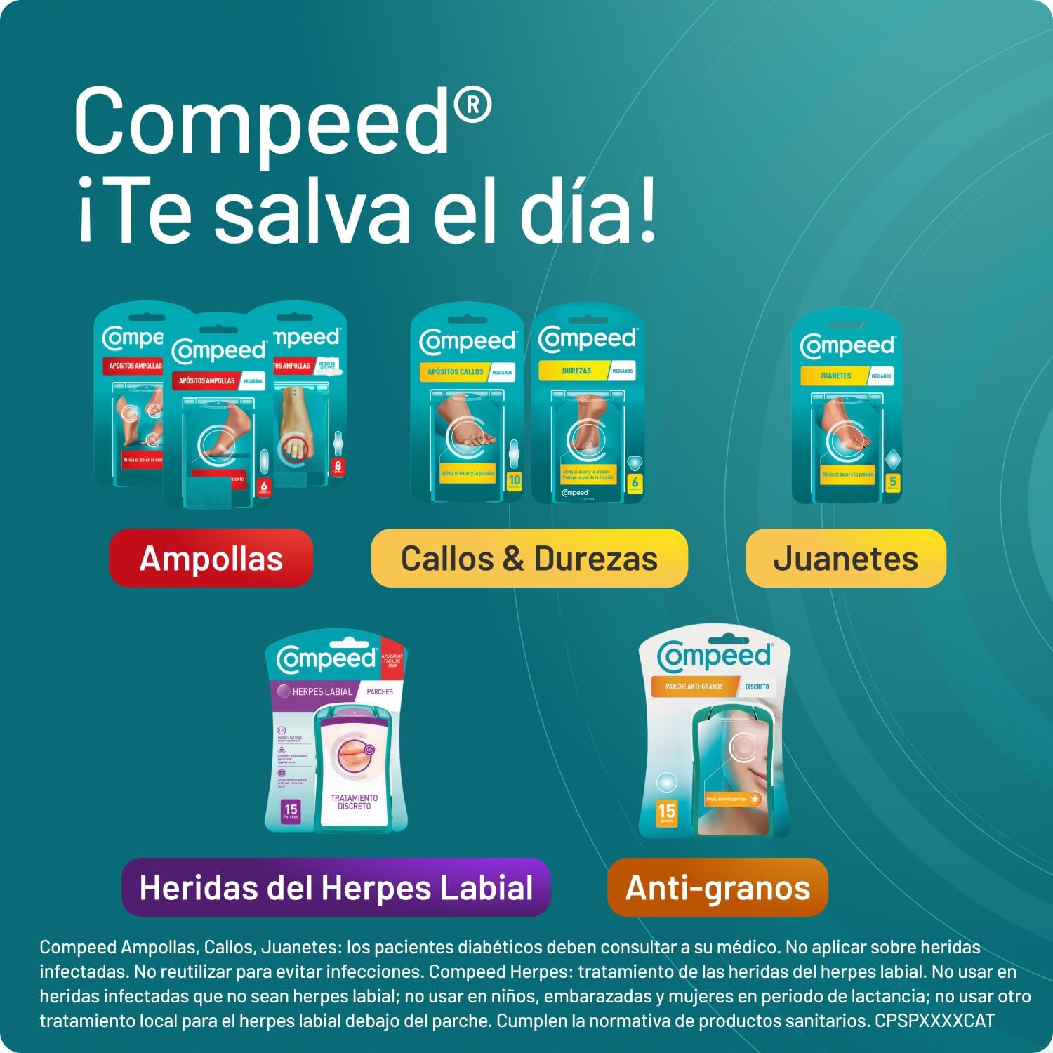 Thumbnail 6 de COMPEED Parche Anti-Granos 15 uds