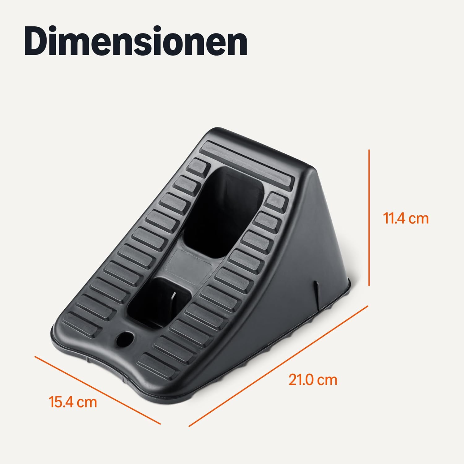 Thumbnail 4 de Amazon Basics Unterlegkeile für Autos – 2er-Set, Kunststoff, Einheitsgröße, Schwarz