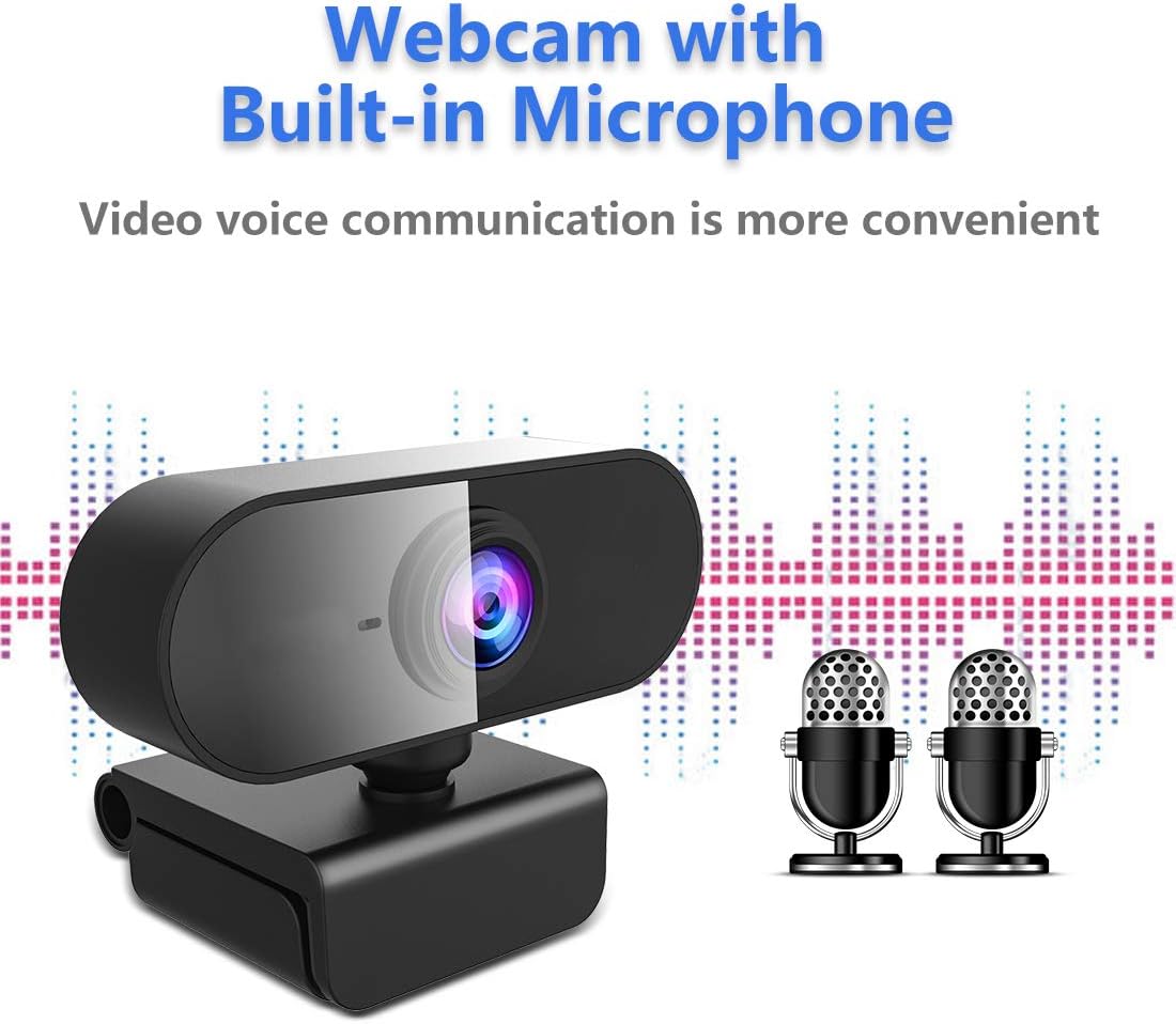 Thumbnail 3 de HD 1080P Webcam for PC with Microphone