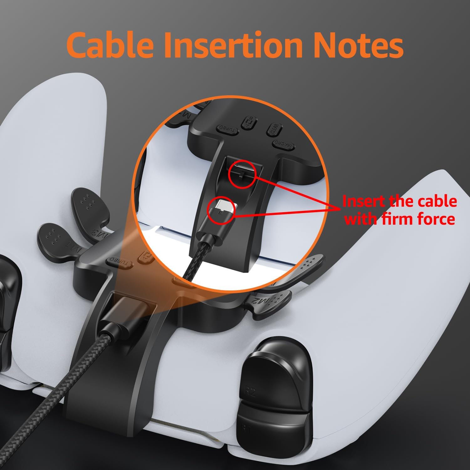 Detalle 1 de IWGAME PS5 Controller Back Paddles with 4 Programmable Buttons and Turbo