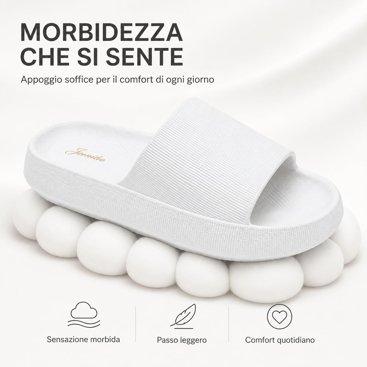 Thumbnail 4 de JOMIX zomerslippers voor dames, teenslippers van EVA met antislipzool