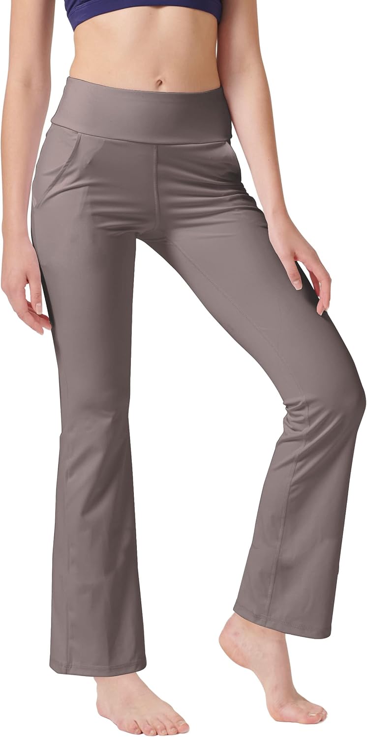 Thumbnail 1 de LaiEr women’s yoga pants with 4 pockets, high-waist tummy control & 4-way stretch flare