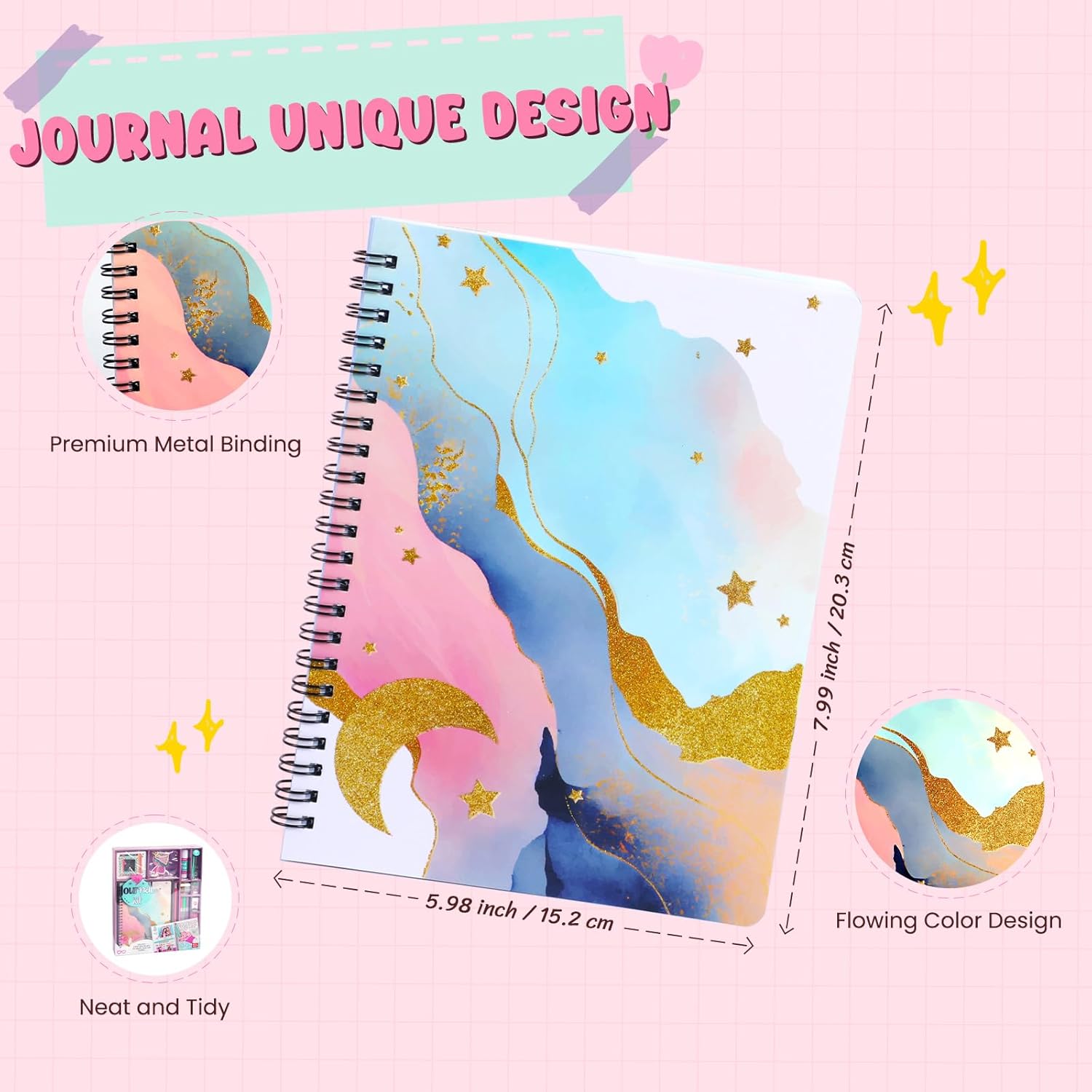 Thumbnail 5 de EDUMAN DIY Journal Kit for Girls 🎨