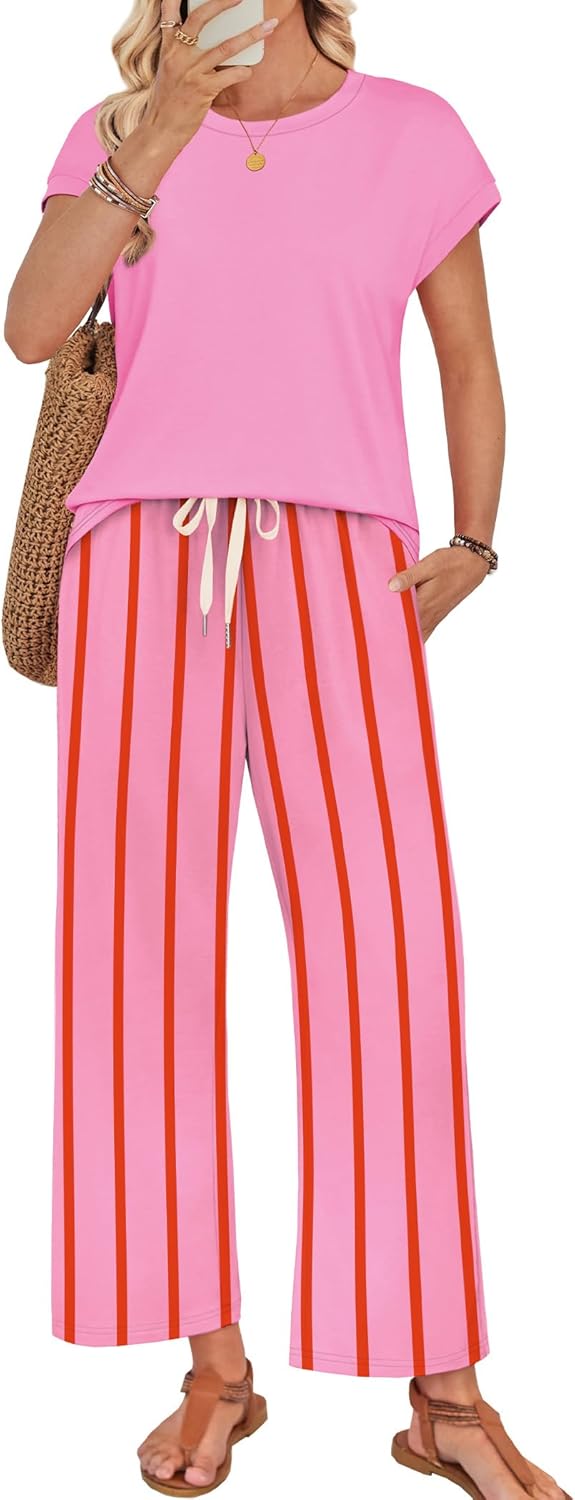 Thumbnail 6 de WIHOLL Two Piece Sets for Women: Summer Spring Lounge & Travel Outfit