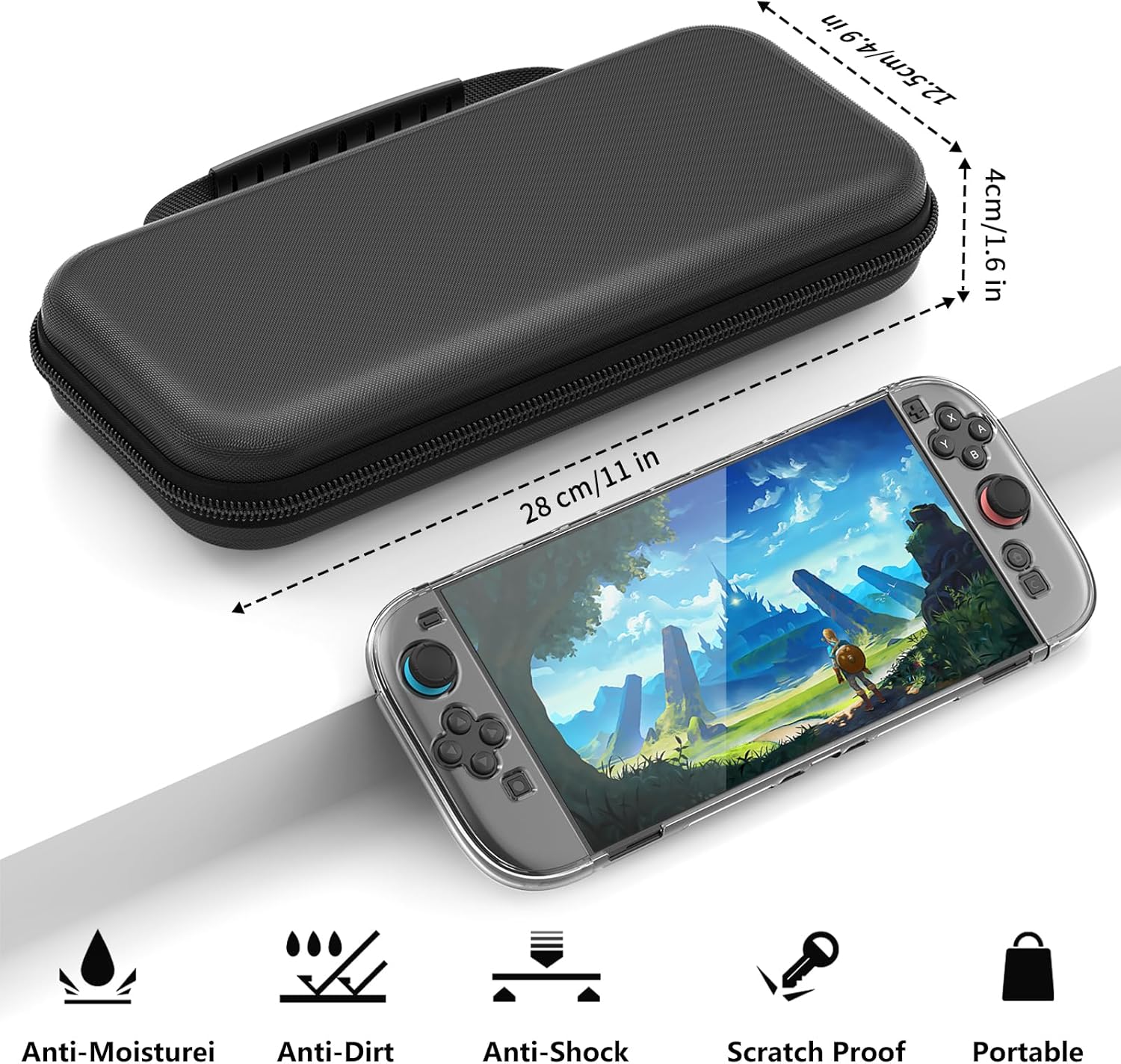Thumbnail 2 de HEYSTOP Custodia per Nintendo Switch 2 18 giochi