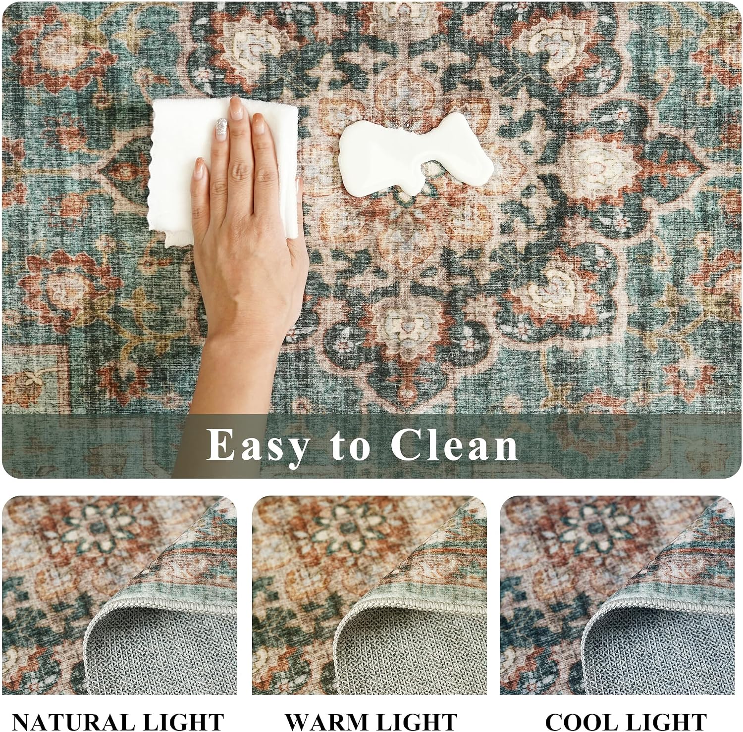 Thumbnail 5 de TOPRUUG Washable Oriental Rug 10x10