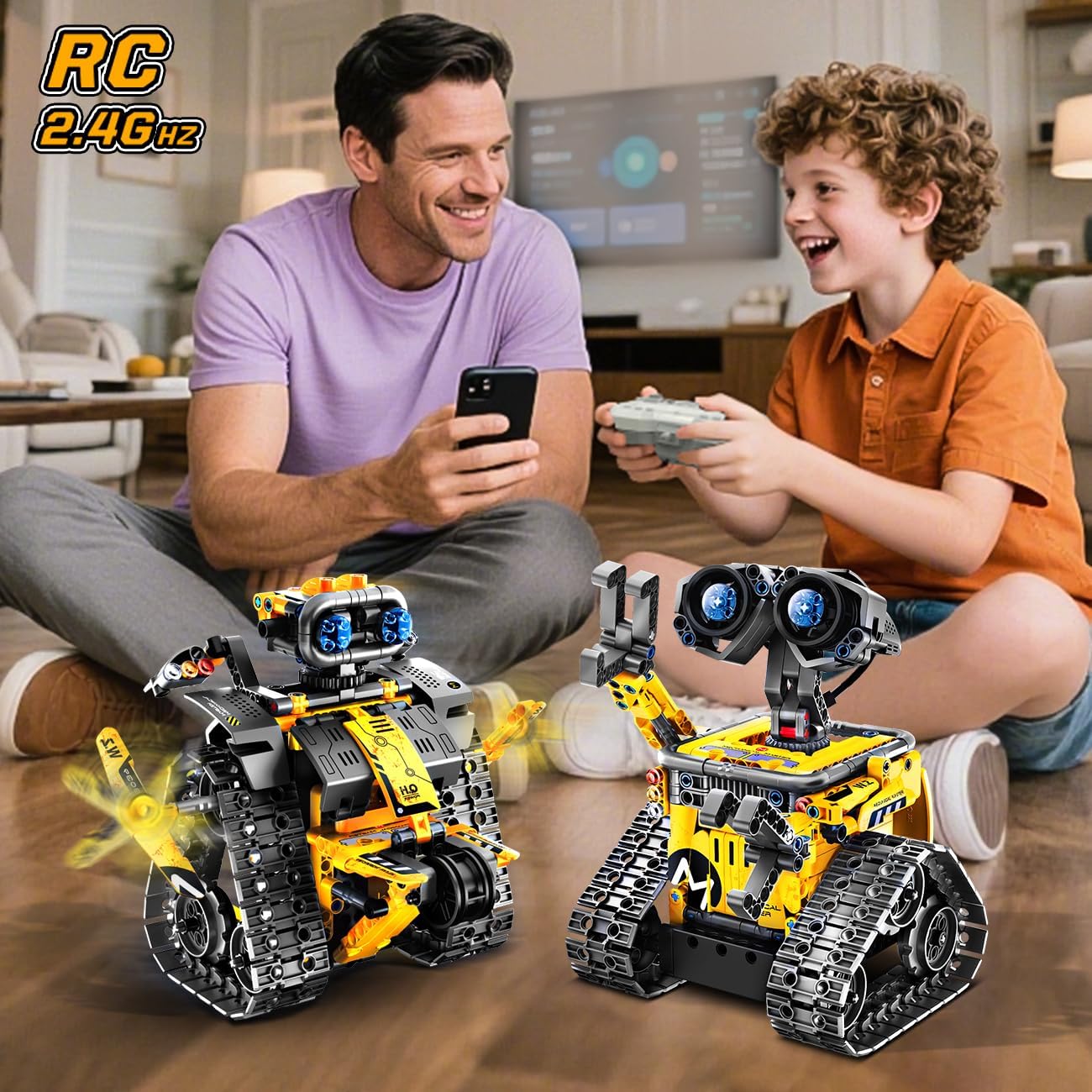 Thumbnail 6 de HiWEEGO Roboter Bausatz 5-in-1 520 Stück