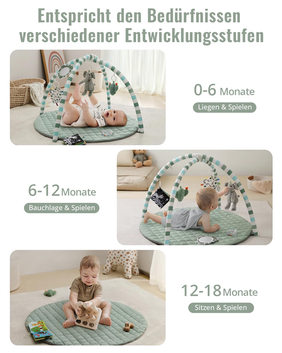 Thumbnail 3 de Blissful Diary Spielbogen Baby 85×85 cm