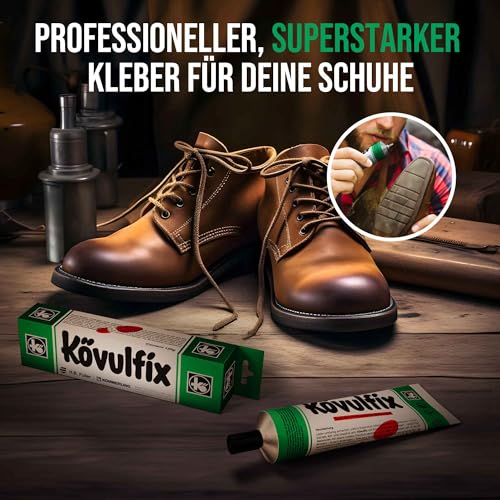 Detalle de Langlauf Schuhbedarf Kövulfix Rekord Schuhkleber, 120 g, wasserfest und flexibel