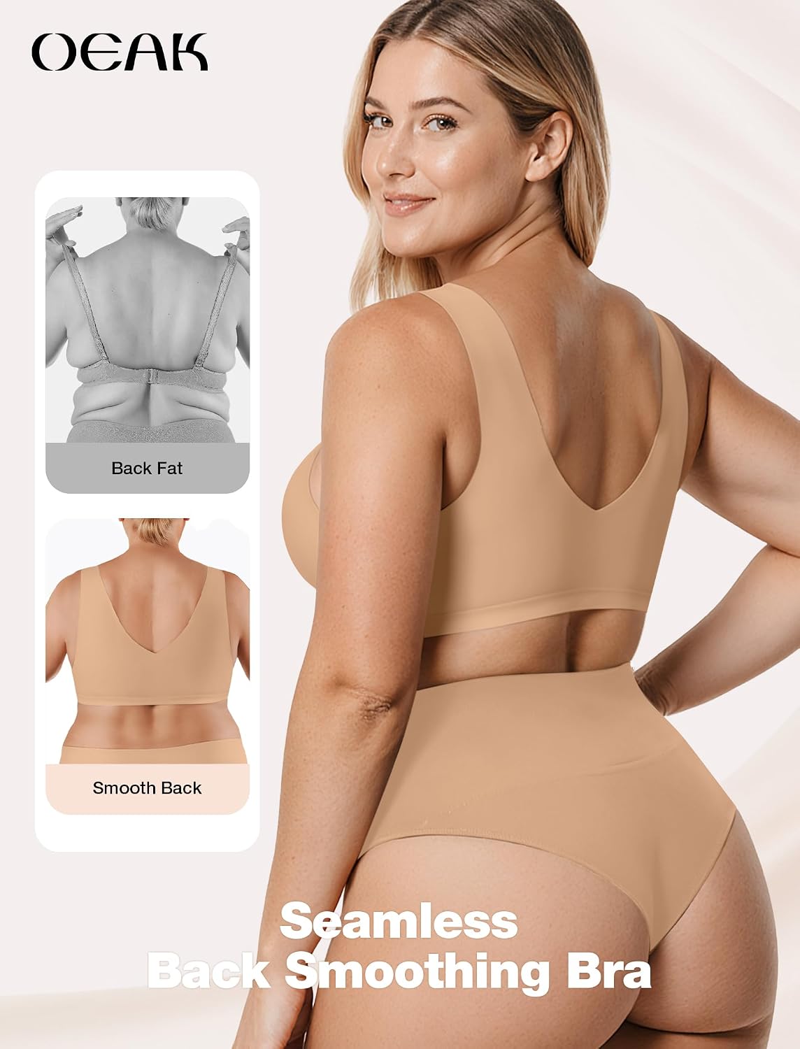 Thumbnail 5 de OEAK Women Seamless No-Underwire Bralette 🩲