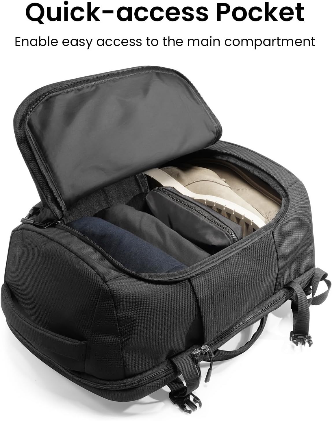 Thumbnail 3 de tomtoc Travel Backpack 40L (TSA friendly, flight approved carry-on) for 17.3-inch laptop