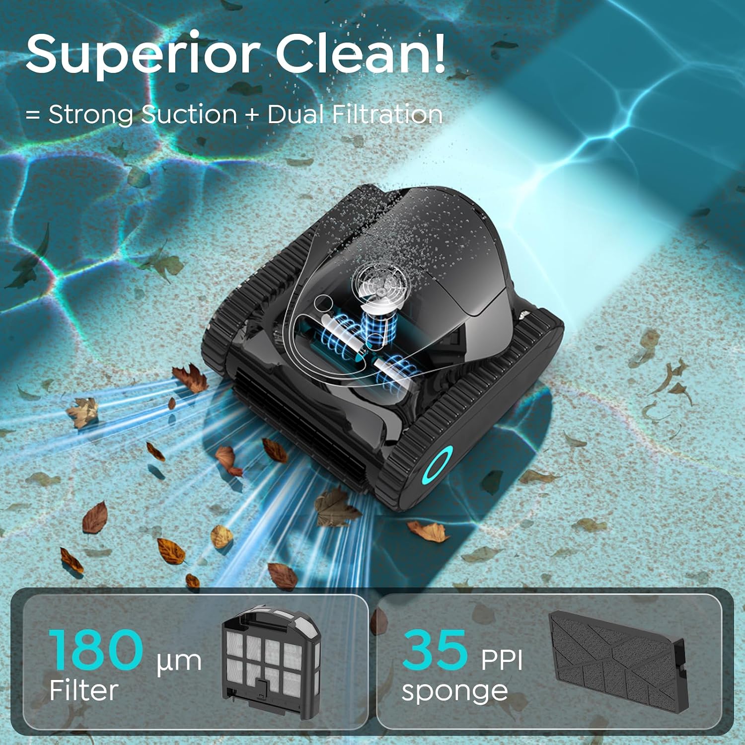 Thumbnail 1 de C1 Cordless Pool Cleaner Robot