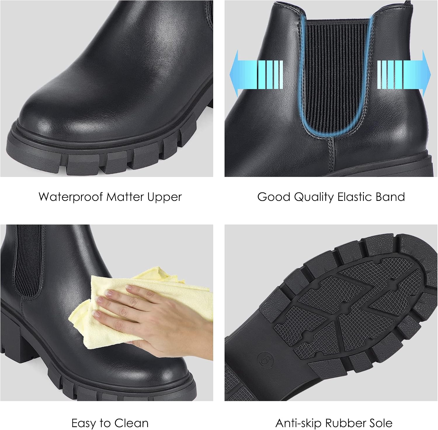 Thumbnail 3 de Athlefit Chelsea Women’s Boots with Wedge Sole 🤝 to be replaced by
