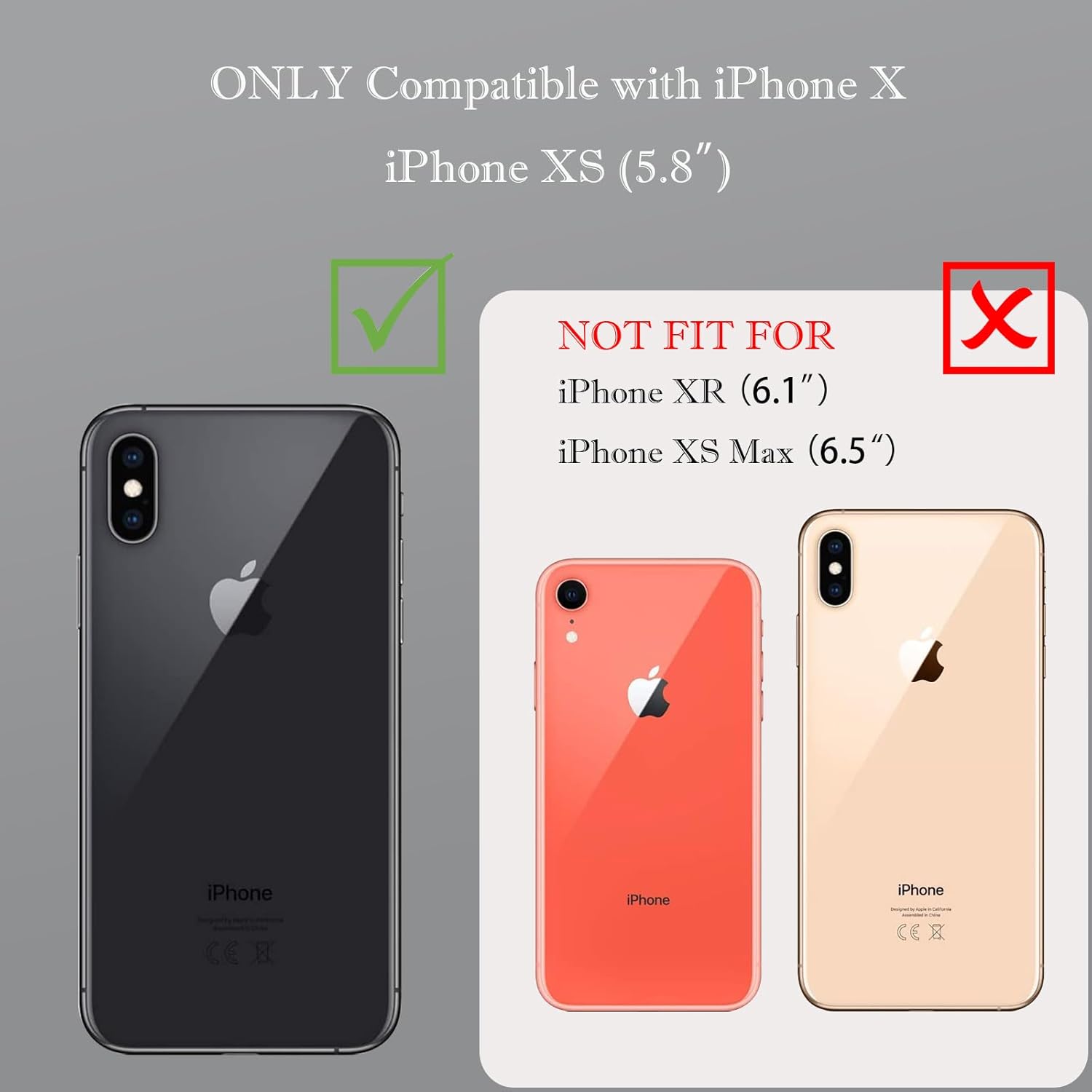 Thumbnail 1 de Butnyeoe Hülle iPhone XS/X Klapphülle Wallet Blau Grün