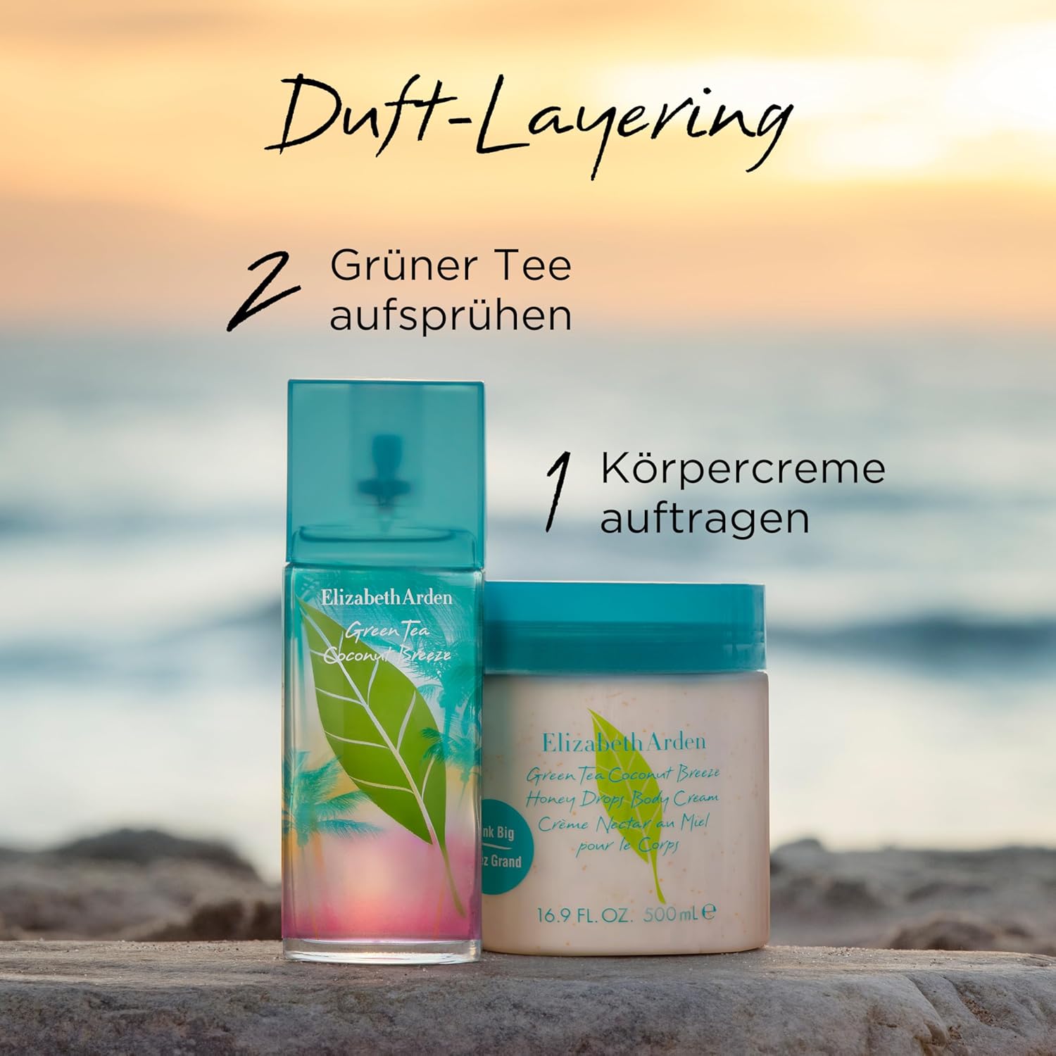 Detalle de Elizabeth Arden Green Tea Honey Drops Körpercreme – hydratisierend mit Honig und Sheabutter