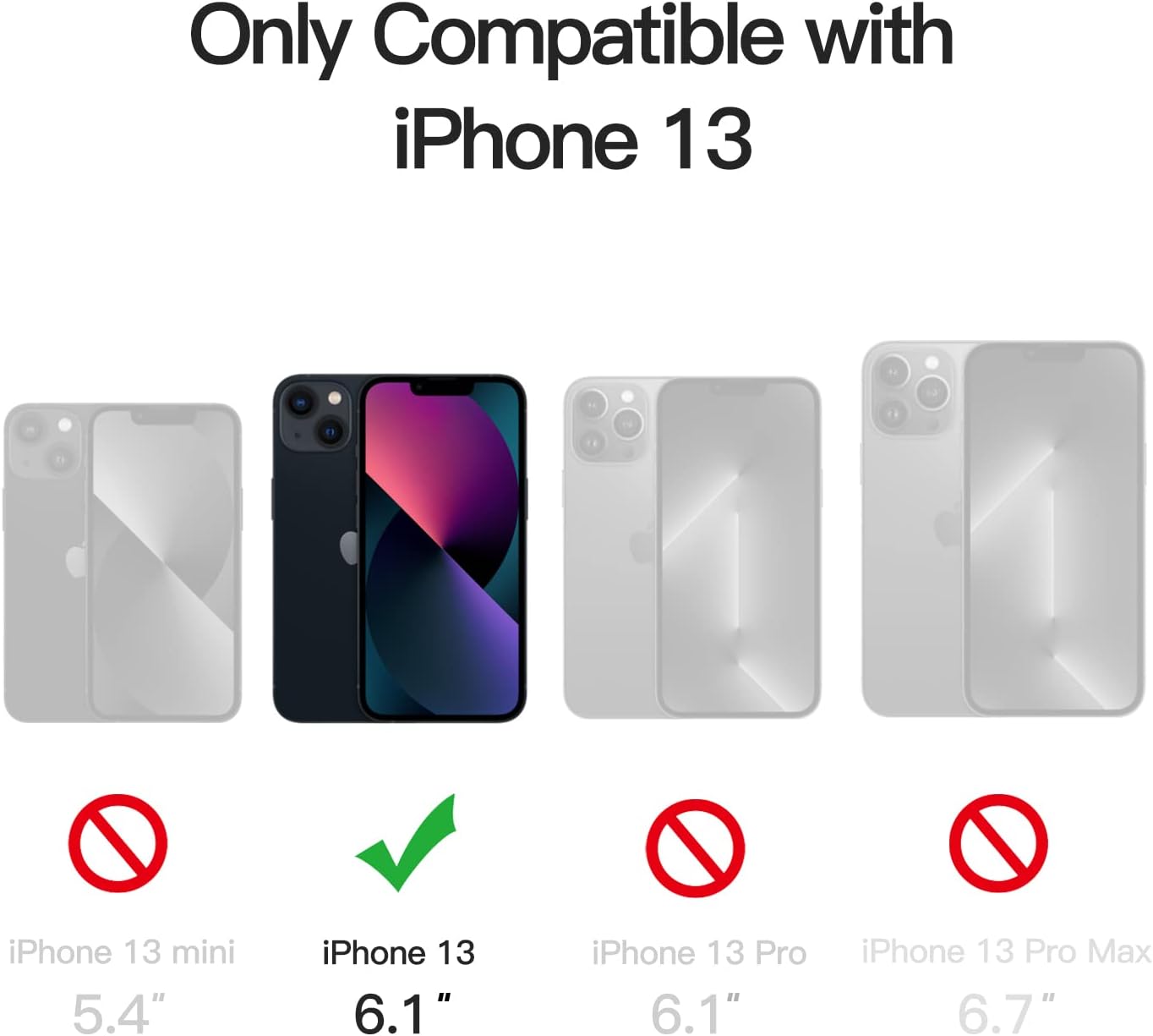Thumbnail 1 de JETech Magnetic Case for iPhone 13 6.1