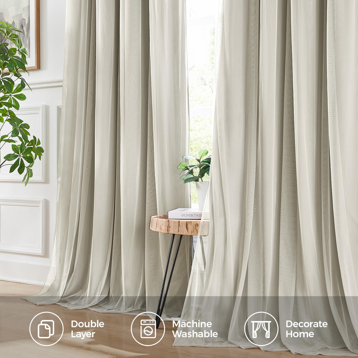 Thumbnail 5 de Swandream blackout curtains 96 inch length