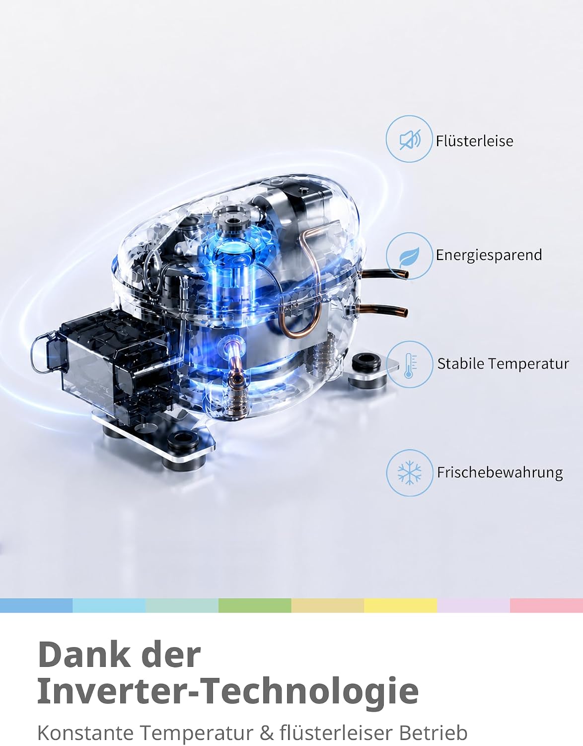 Thumbnail 3 de Comfee 43L Mini Kühlschrank mit Inverter-Kompressor – leise, kompakt, effizient