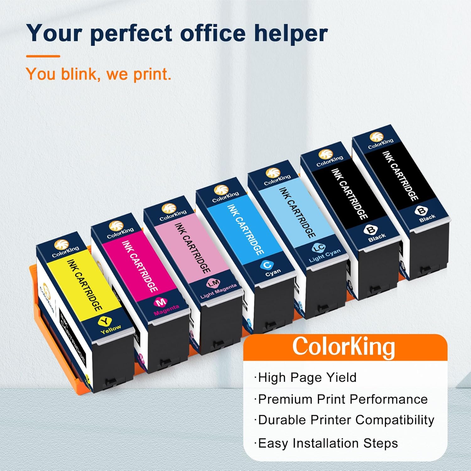 Thumbnail 6 de ColorKing 378 378XL Compatible for Epson 378 Ink Cartridges for Epson XP 8700 Printer Ink Cartridges XP-8500 XP-8505 XP-8600 XP-8605 (7 Packs)
ColorKing 378 378XL Compatible for Epson 378…