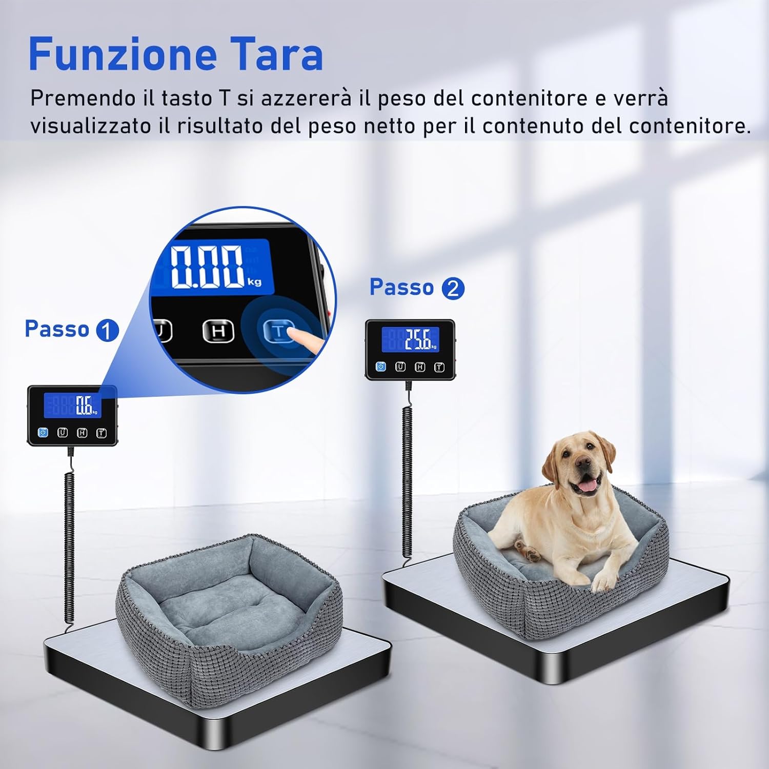 Thumbnail 3 de RAOYAN Bilancia pesa Pacchi 200 kg ⚖️