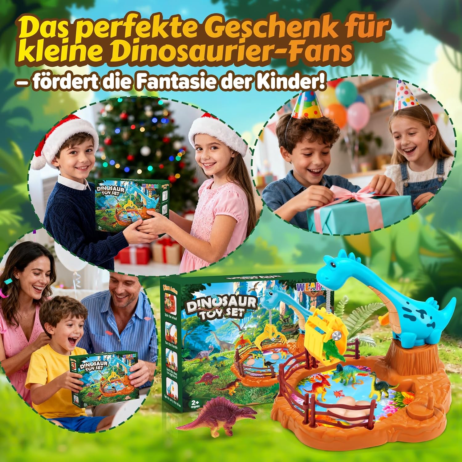 Thumbnail 5 de WEARXI Dinosaurier Spielzeug Greifset 19x24 cm