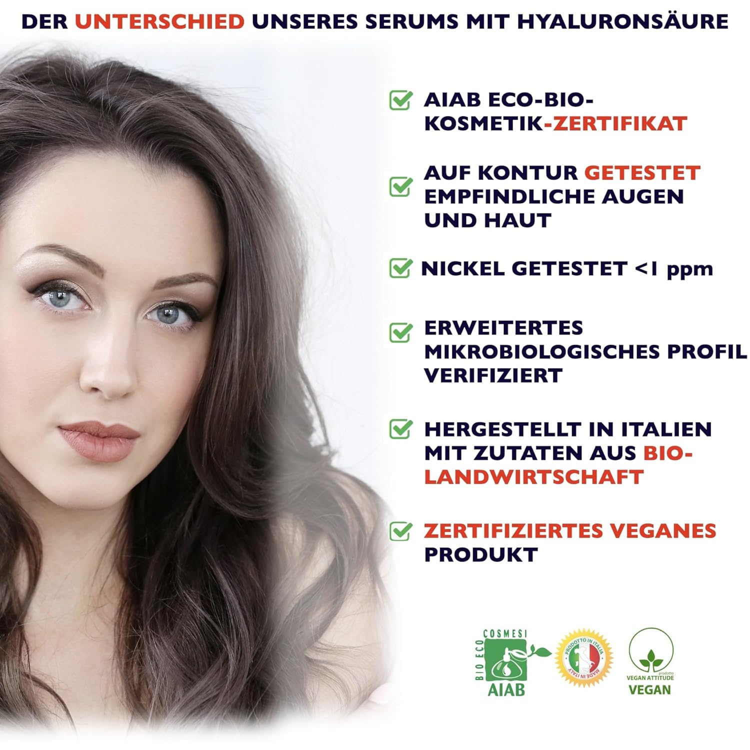 Detalle 2 de Bio Hyaluron Serum 60 ml — Anti-Aging Gesichtsserum