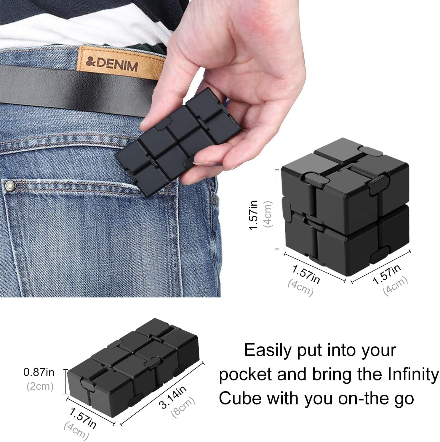 Thumbnail 4 de Funxim Infinity Cube fidget toy for stress relief