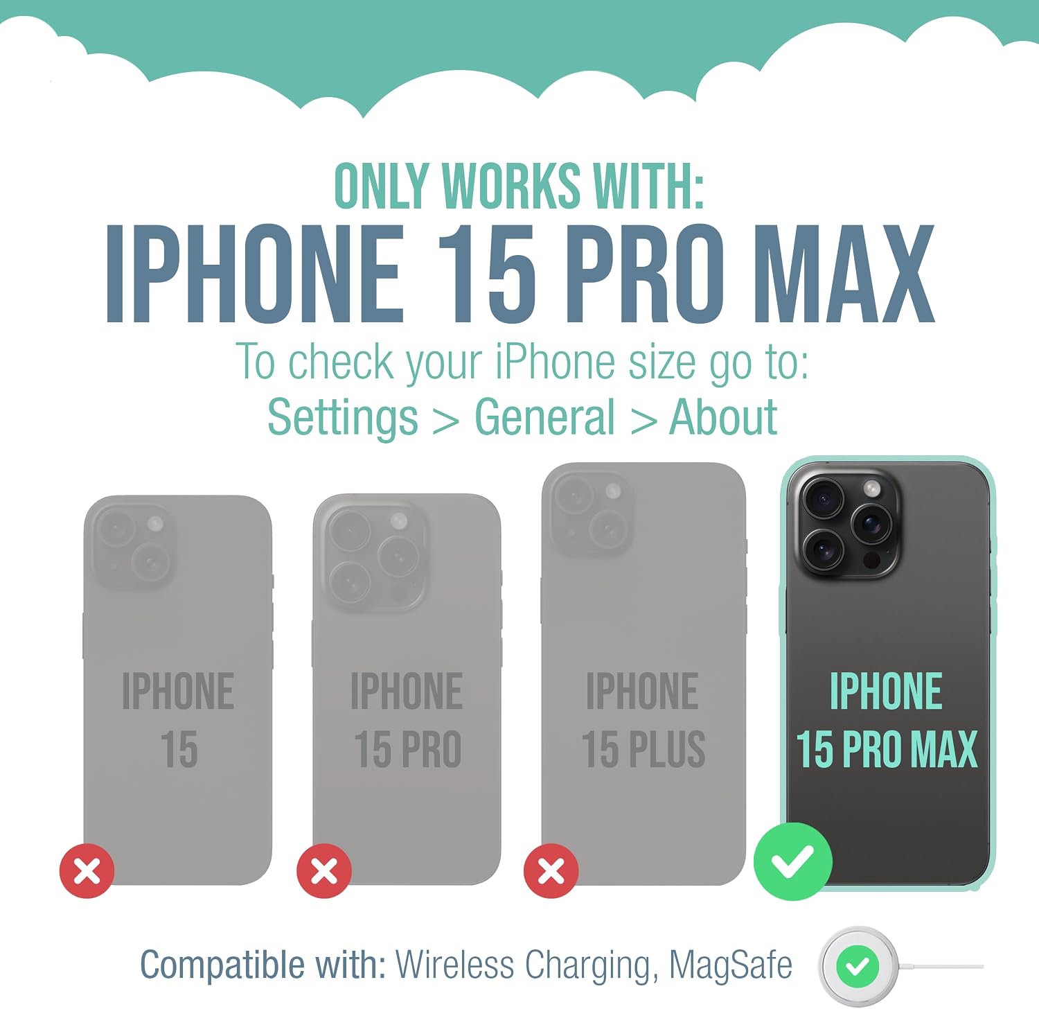 Detalle 1 de Smartish iPhone case for iPhone 15 Pro Max